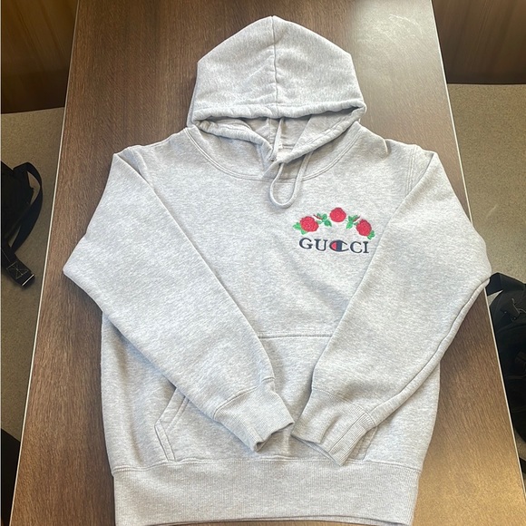 Champion Tops - Champion X Gucci roses hoodie sweatshirt size small women